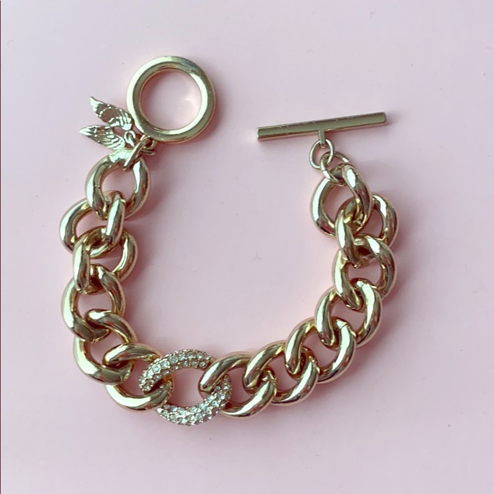 Victoria’s Secret bracelet golden in color
